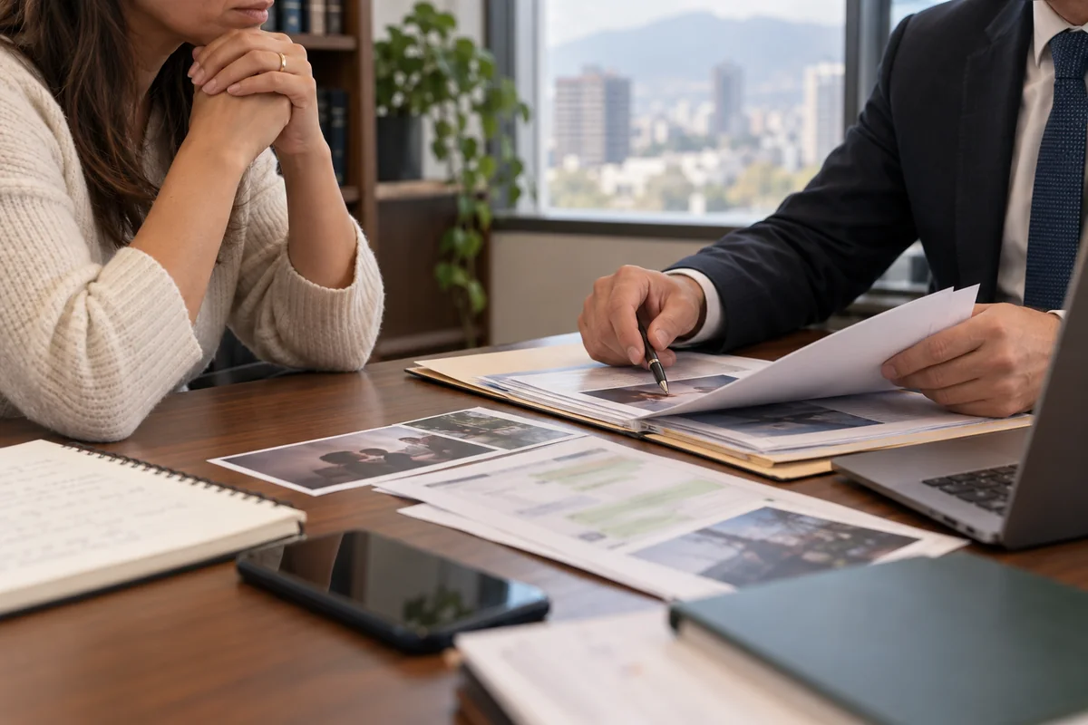 Consulta jurídica para revisar antecedentes y pruebas de un divorcio por culpa.